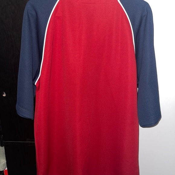 Los Angeles Angels Jersey True Fan Red Blue Large MLB Authentic - Picture 5 of 5